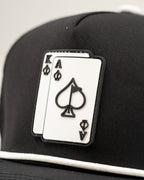 Ace/King Black - Perforated Rope Hat