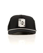 Ace/King Black - Perforated Rope Hat
