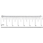IGI Certified 14K Yellow Gold 18 1/2 Cttw Oval Cut Lab Grown Diamond Tennis Bracelet