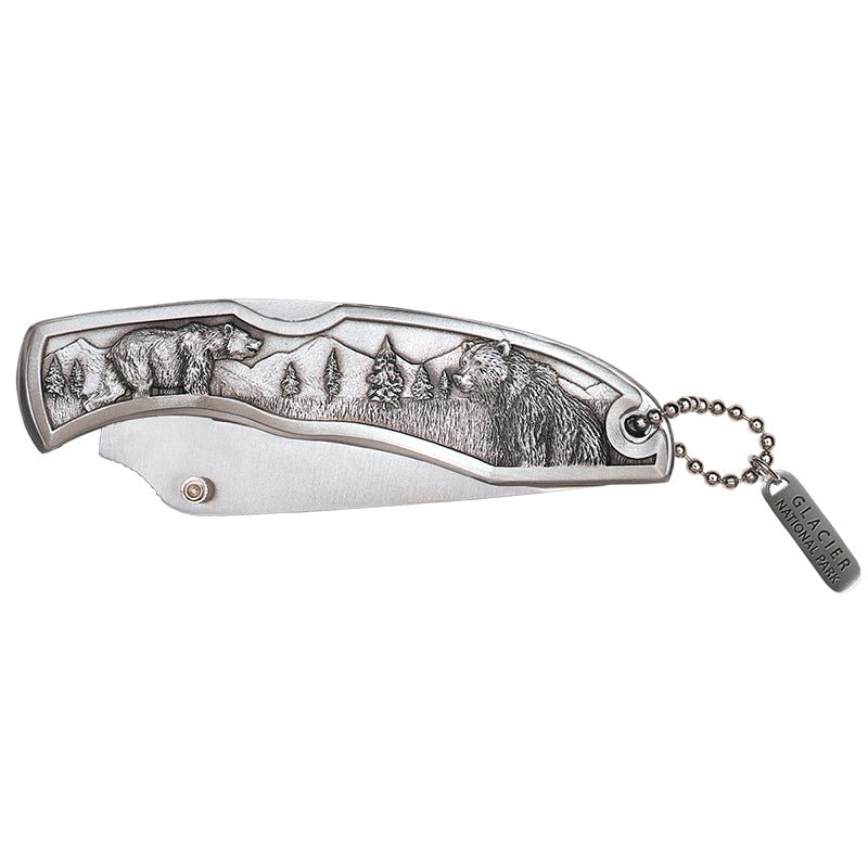 Grizzly Bear Glacier National Park Knife