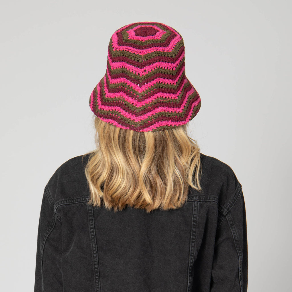 Dolly - Chevron Weave Bucket Hat