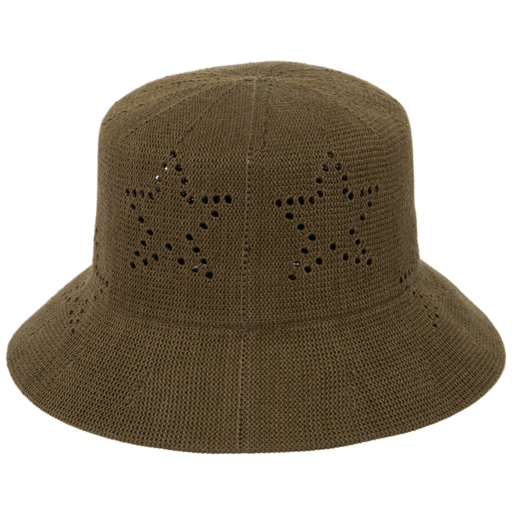 Eliza - Bucket Hat with Star Pointelle Details