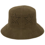 Eliza - Bucket Hat with Star Pointelle Details