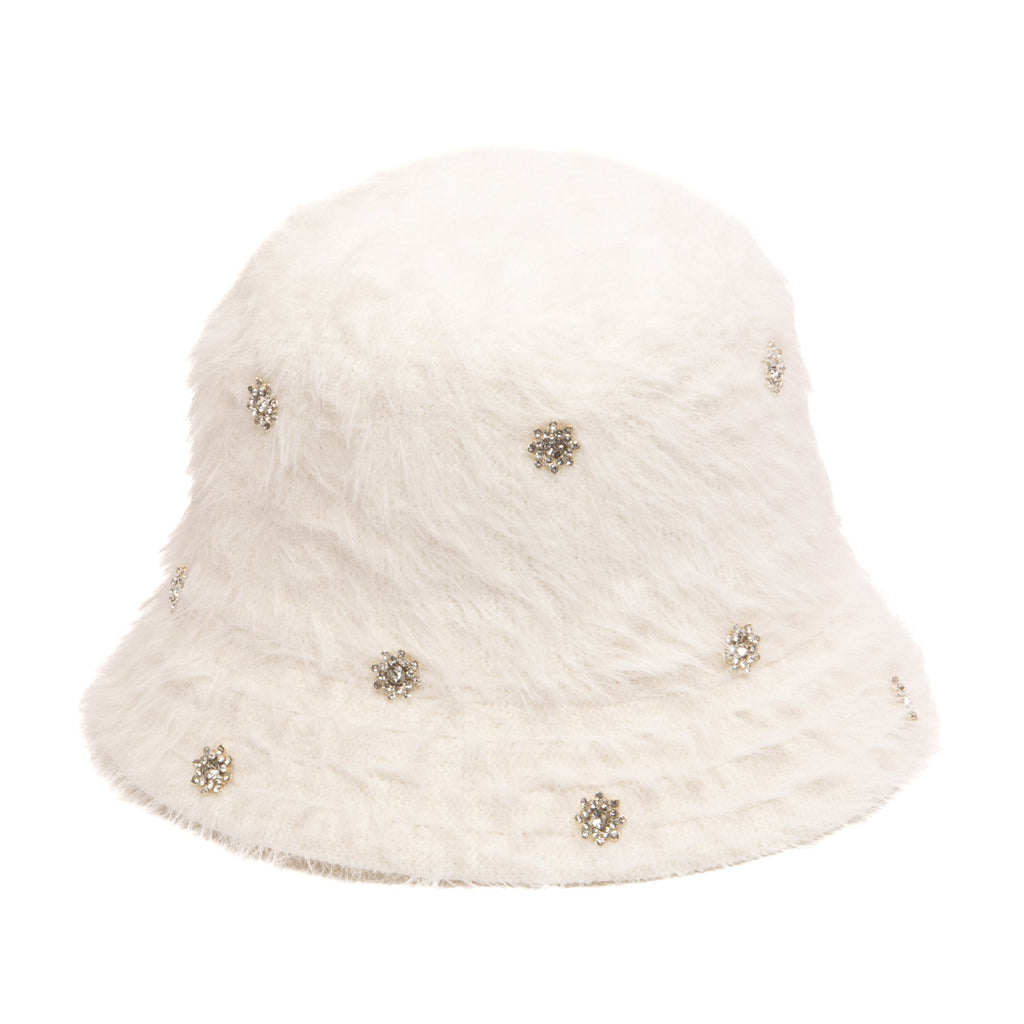 Anita - Bucket Hat with Scattered Silver Gems