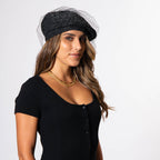 Bianca - Slouchy Lurex Beret
