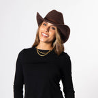 Rowley - Wool Blend Cattleman' Crease Cowboy
