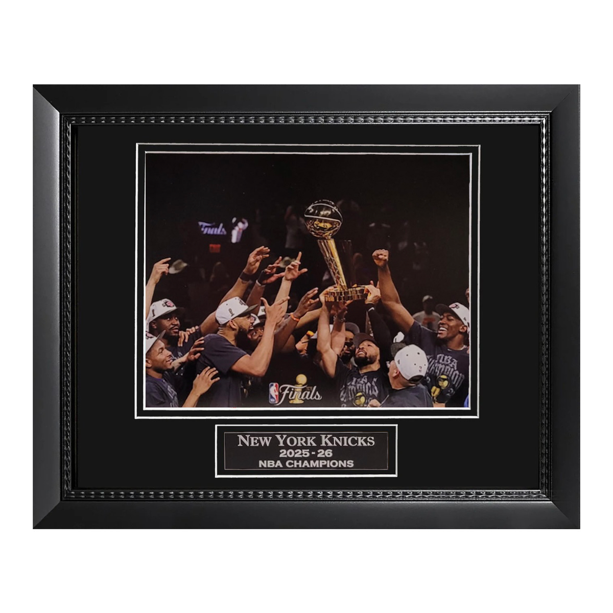 New York Knicks Championship Team Celebration Unsigned Photograph Framed to 11x14