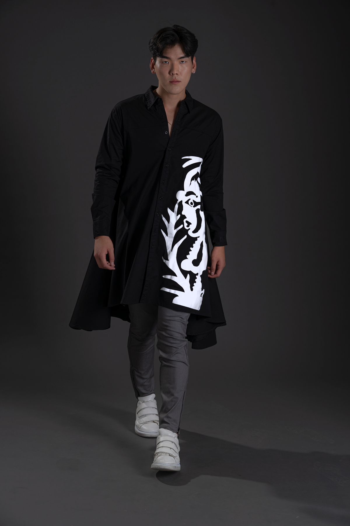 Hi-Lo Button-Up Shirt : Duality