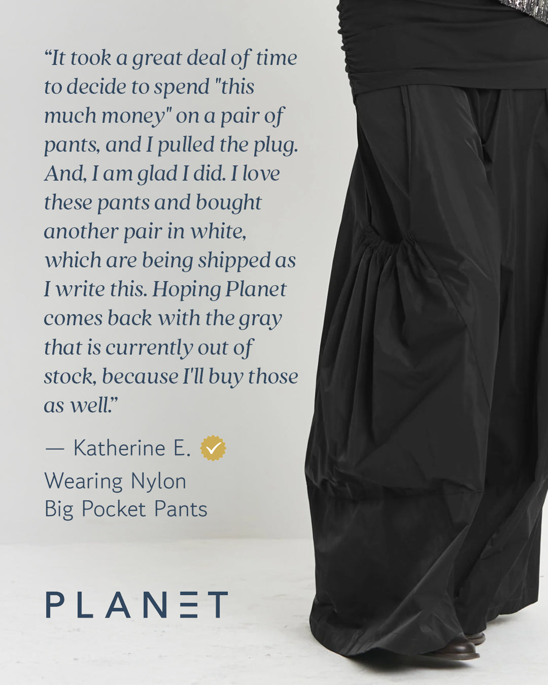 Nylon Big Pocket Pants - Mint
