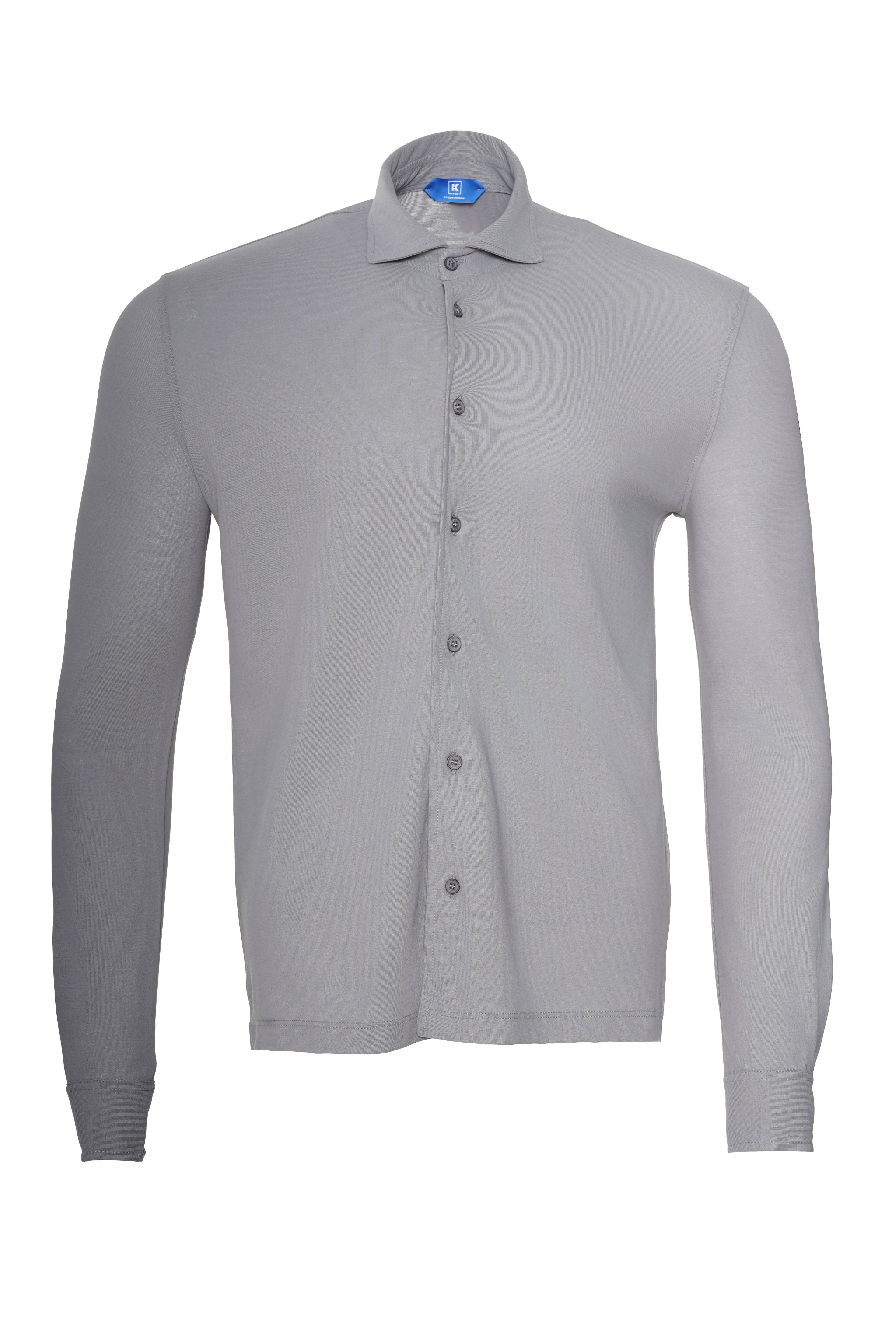 Kired CAPRI Long Sleeve Full Button Polo Shirt