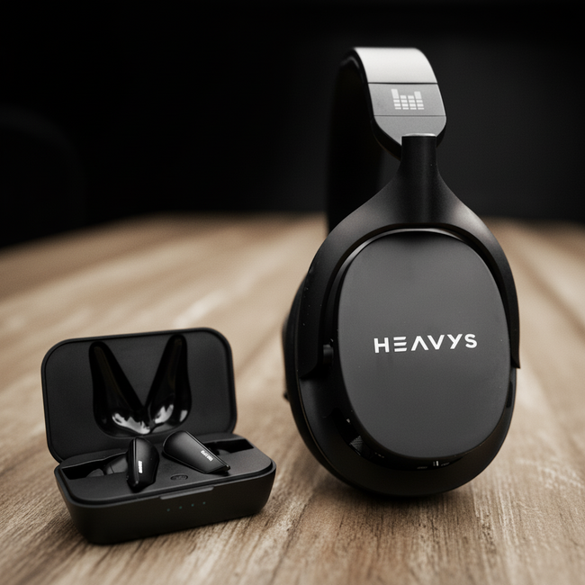 Heavys H1H Headphones + Earbuds Bundle (Save 20%+)