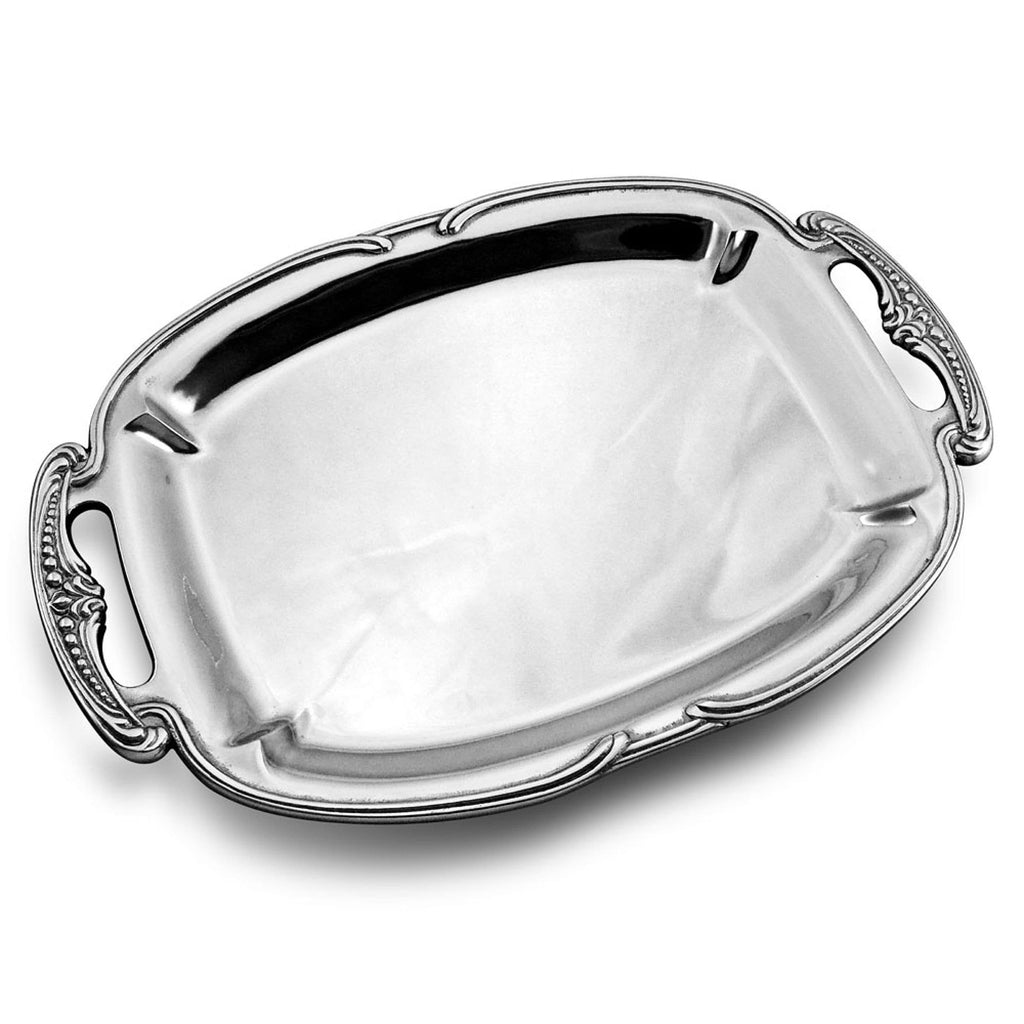 Wilton Armetale Belle Mont Handled Serving Tray