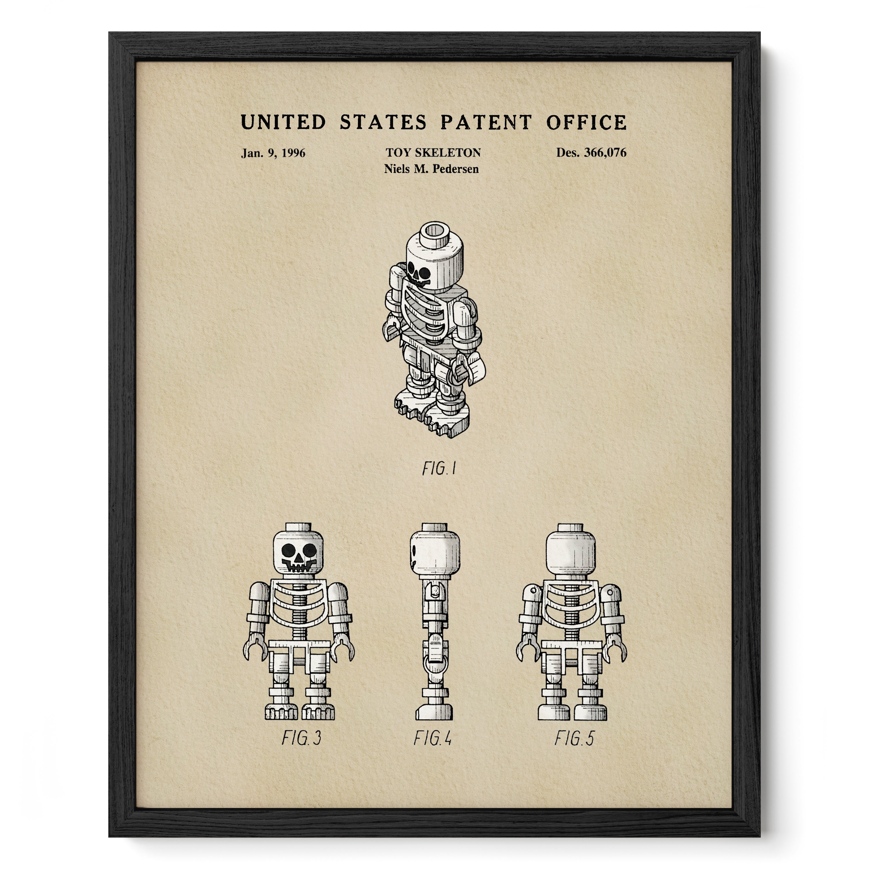 Mini Block Skeleton Figure (1996)