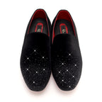 Barocco Sharp Sophistication Men's Loafers - Black/Black