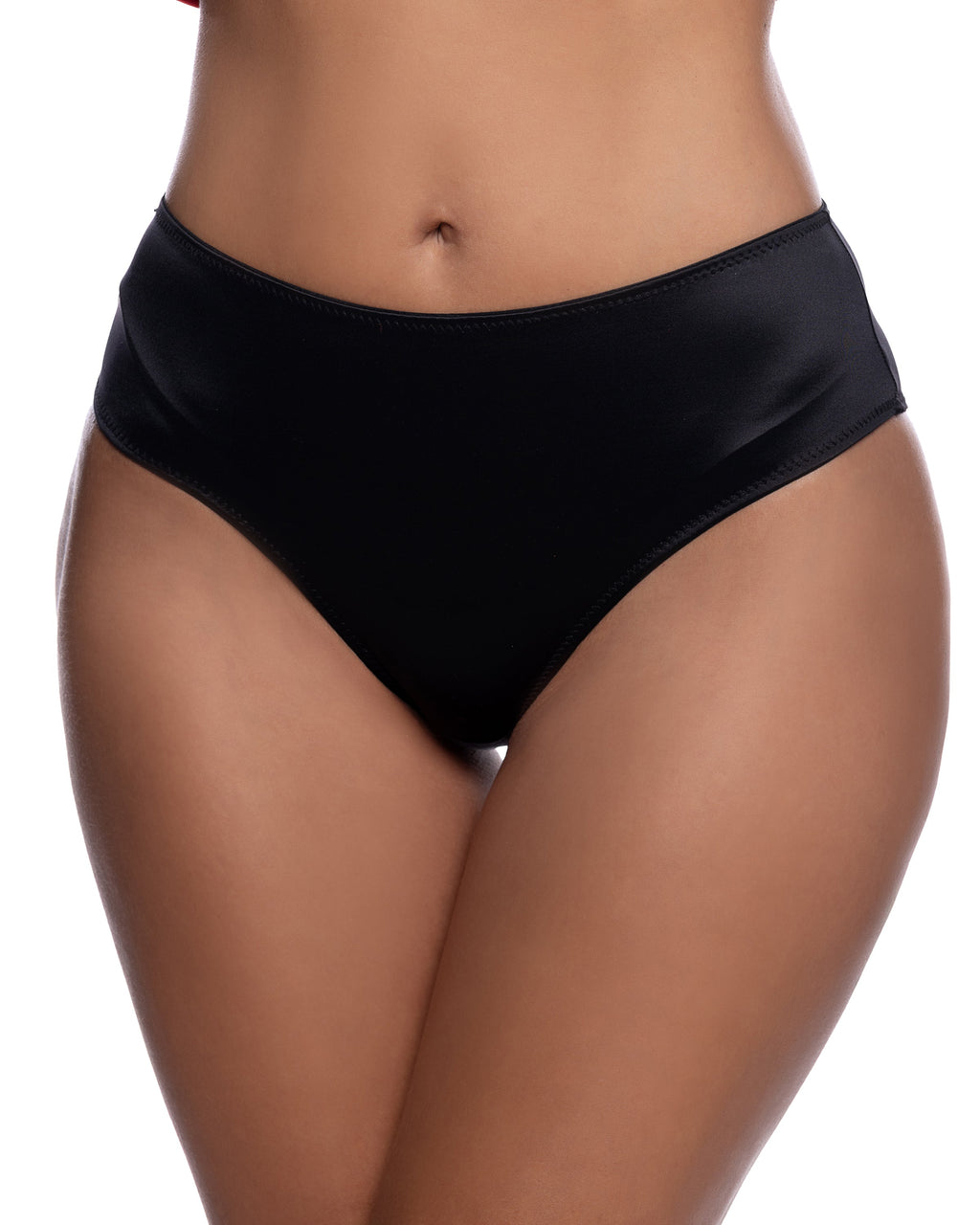 Essentials Black Ruched Booty Shorts - Lingerie & Lounge Bottoms