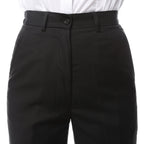 Womens A201 Black Elastic Waistband Dress Pants