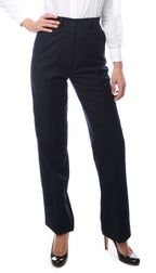 Womens 2789 Navy Elastic Waistband Dress Pants