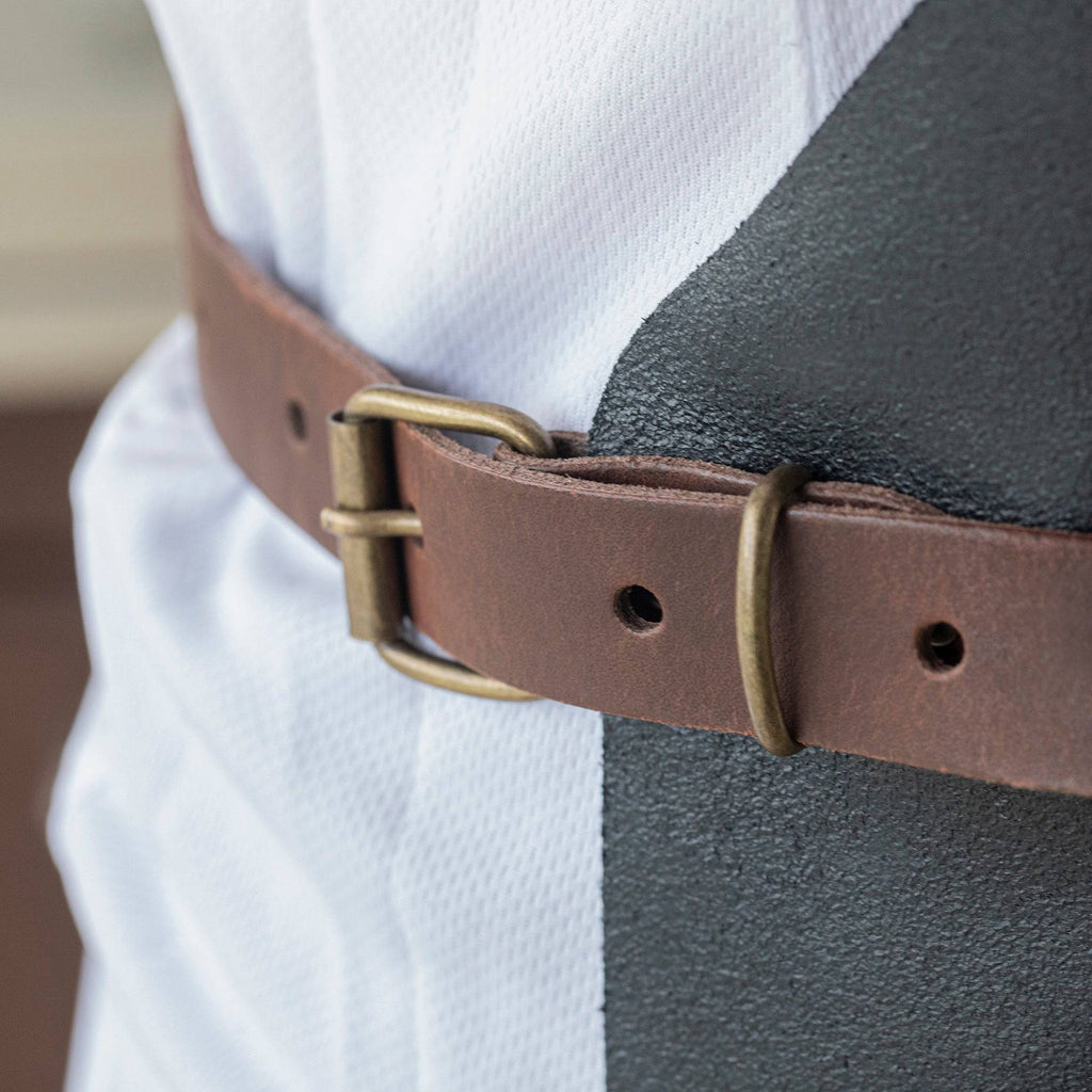 Vintage Leather Apron - Black