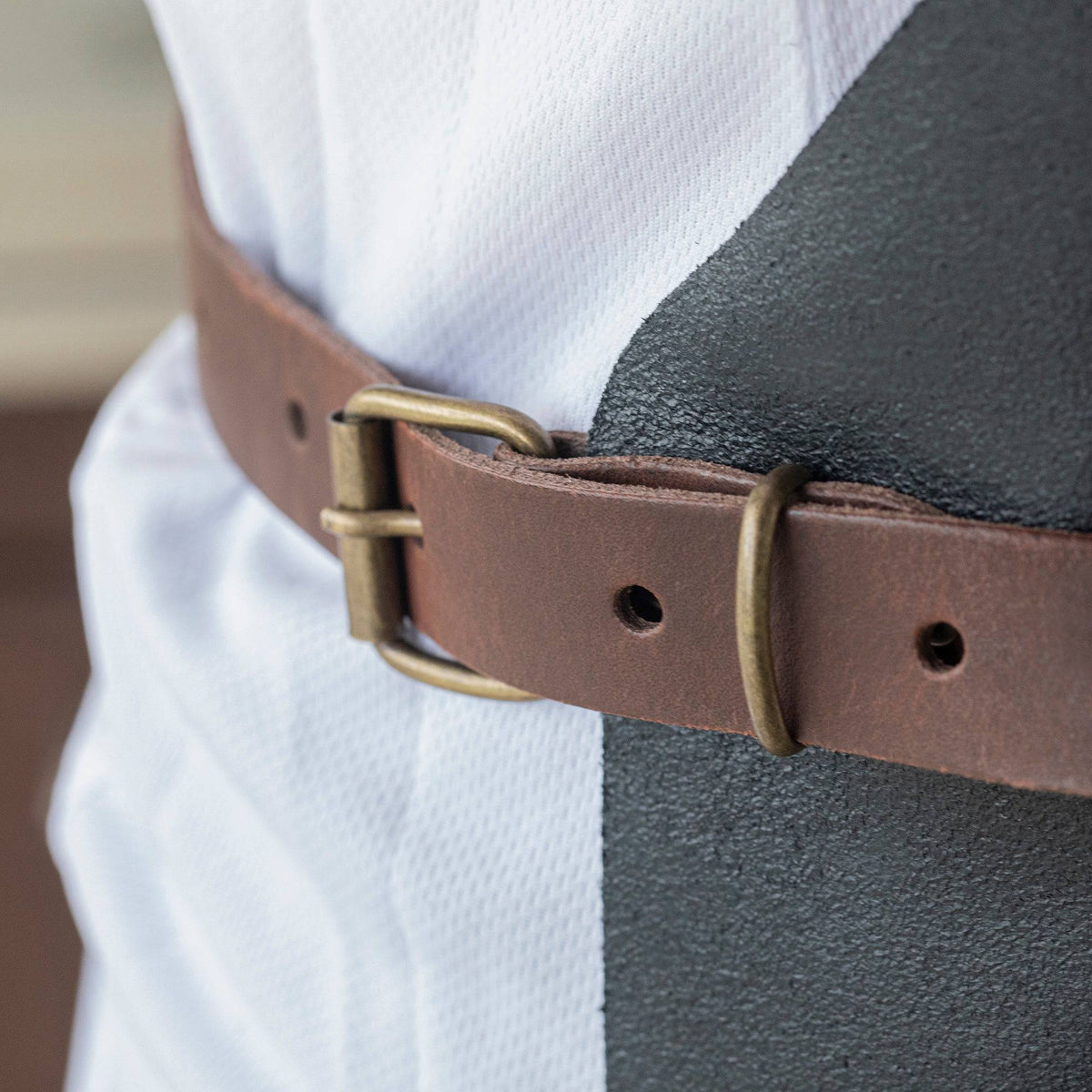 Vintage Leather Apron - Black