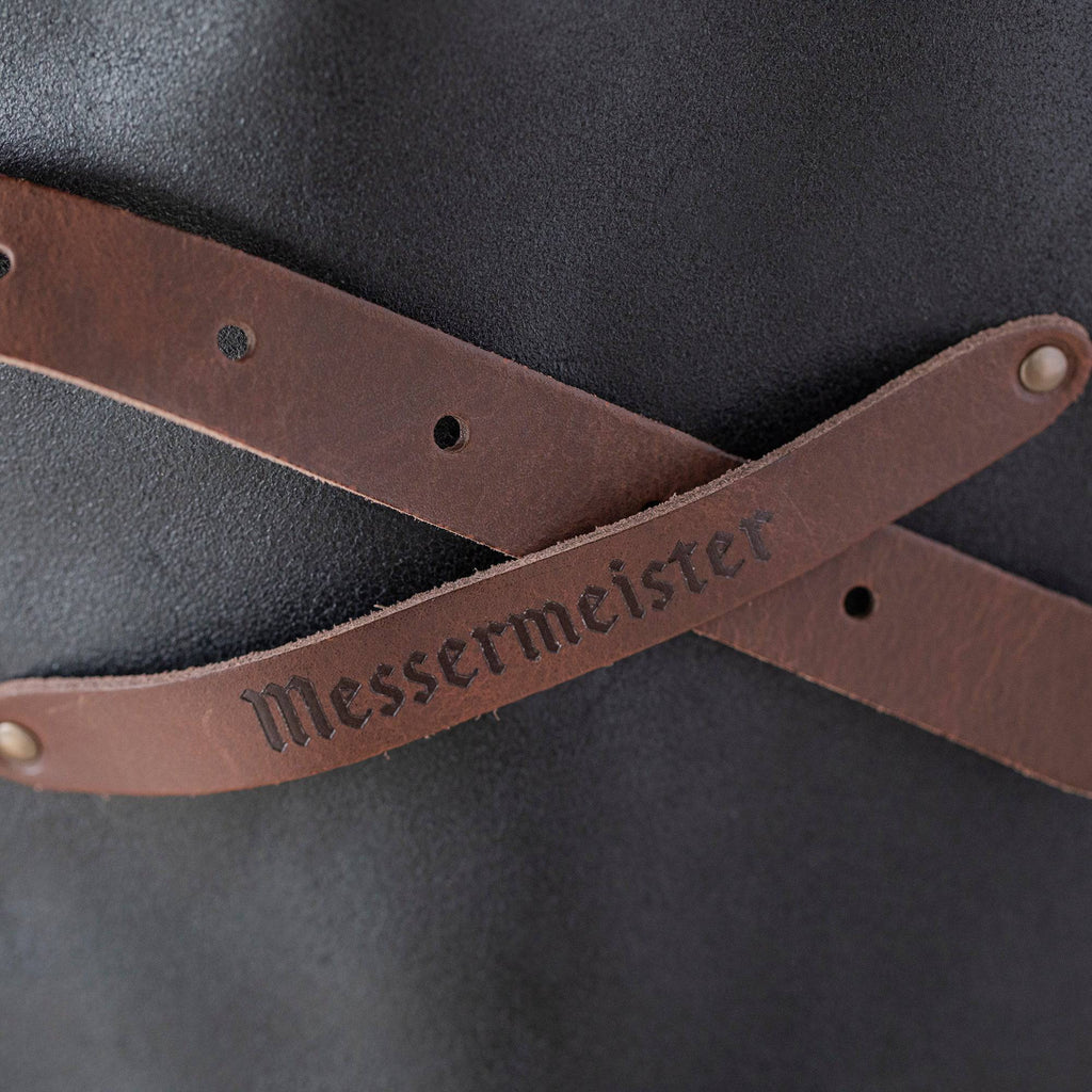 Vintage Leather Apron - Black