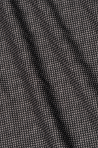 Long Sleeve Button Down Polo Dot // Grey Scale