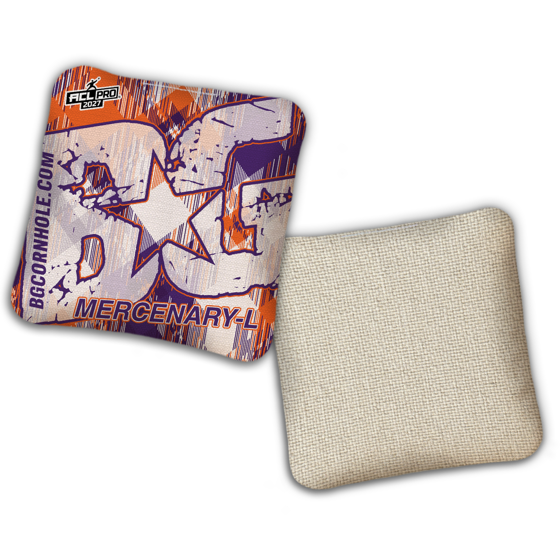 2027 ACL - BG Multiple Bag Models "LUMBERJACK GLITCH" - Pro Stamped Cornhole Bags - SET OF 4 BAGS