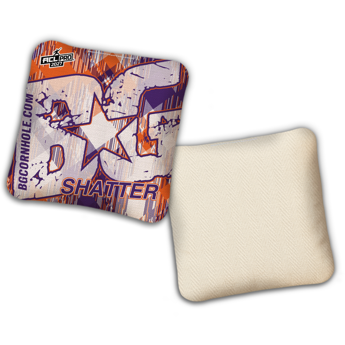 2027 ACL - BG Multiple Bag Models "LUMBERJACK GLITCH" - Pro Stamped Cornhole Bags - SET OF 4 BAGS