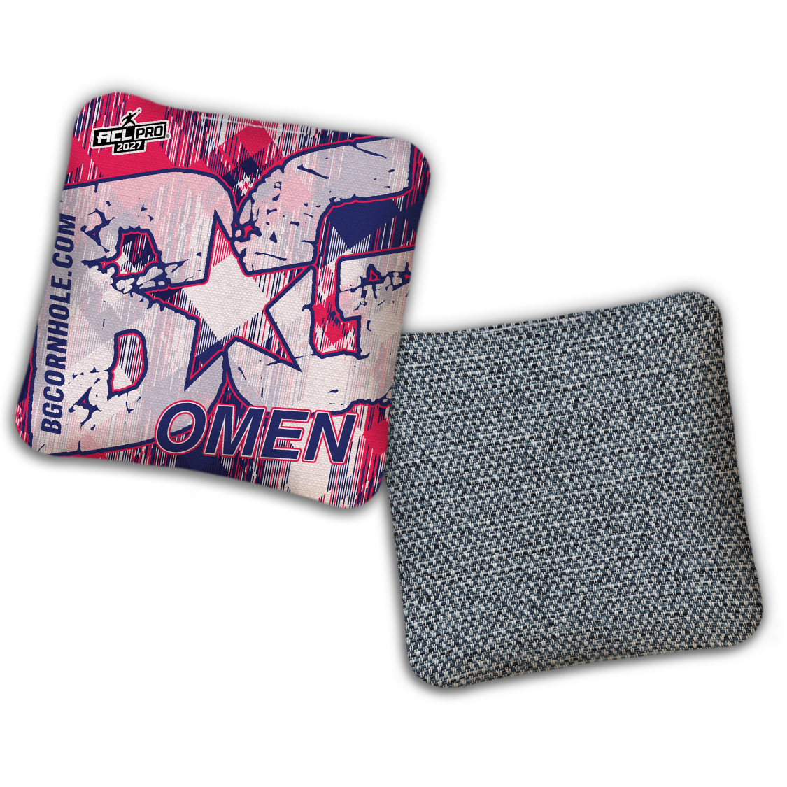 2027 ACL - BG Multiple Bag Models "LUMBERJACK GLITCH" - Pro Stamped Cornhole Bags - SET OF 4 BAGS