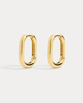 Chain Link Huggies- Gold (Ships Mid July)