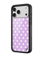 Polka Dot | Lavender and White iPhone Case