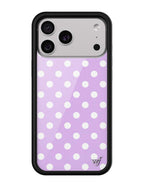 Polka Dot | Lavender and White iPhone Case