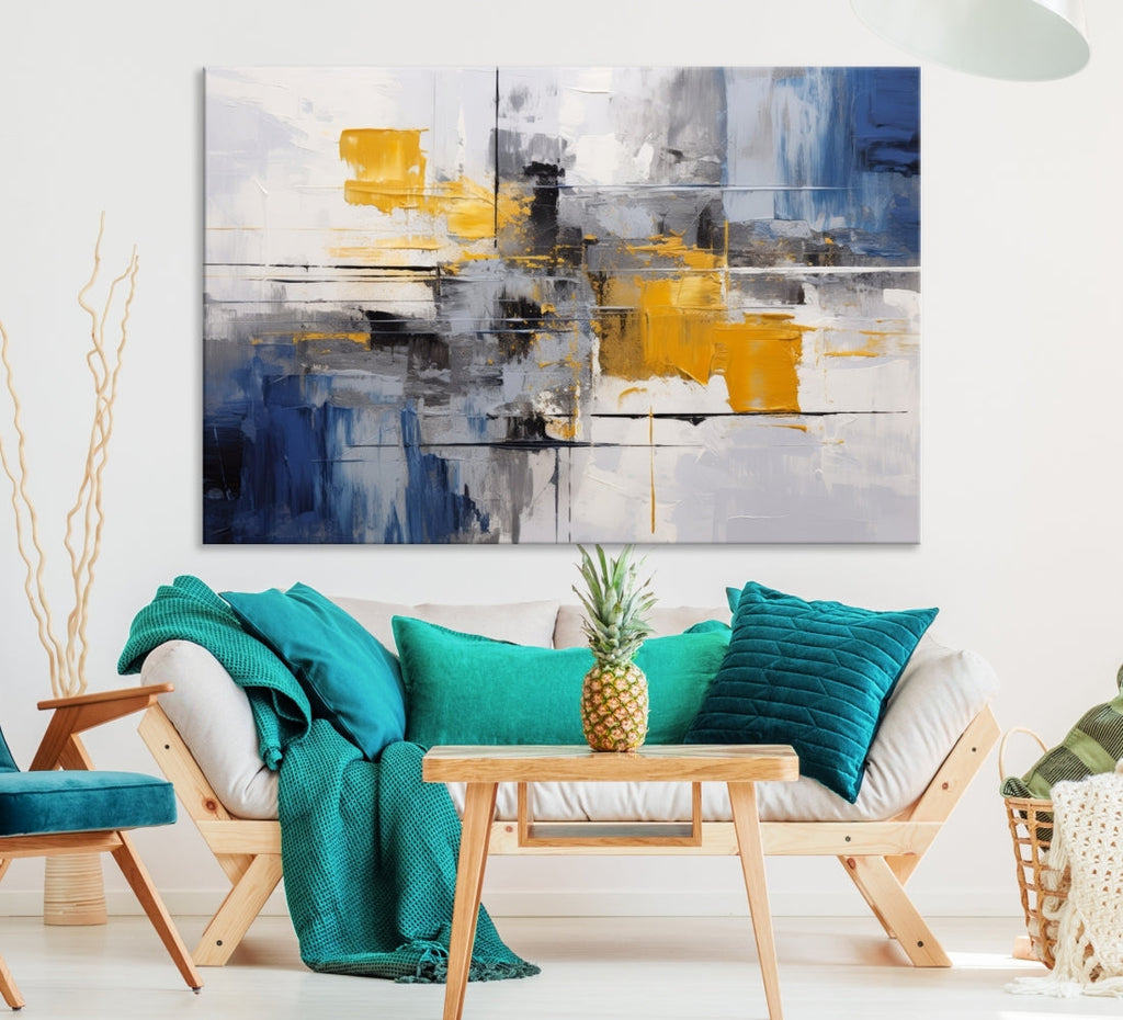 Large Abstract Contemporary Art Canvas