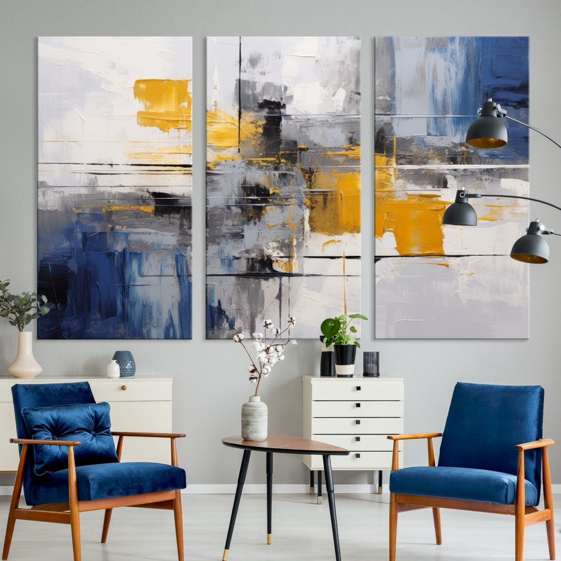 Large Abstract Contemporary Art Canvas