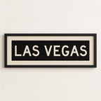 Framed Las Vegas Nevada Bus Scroll
