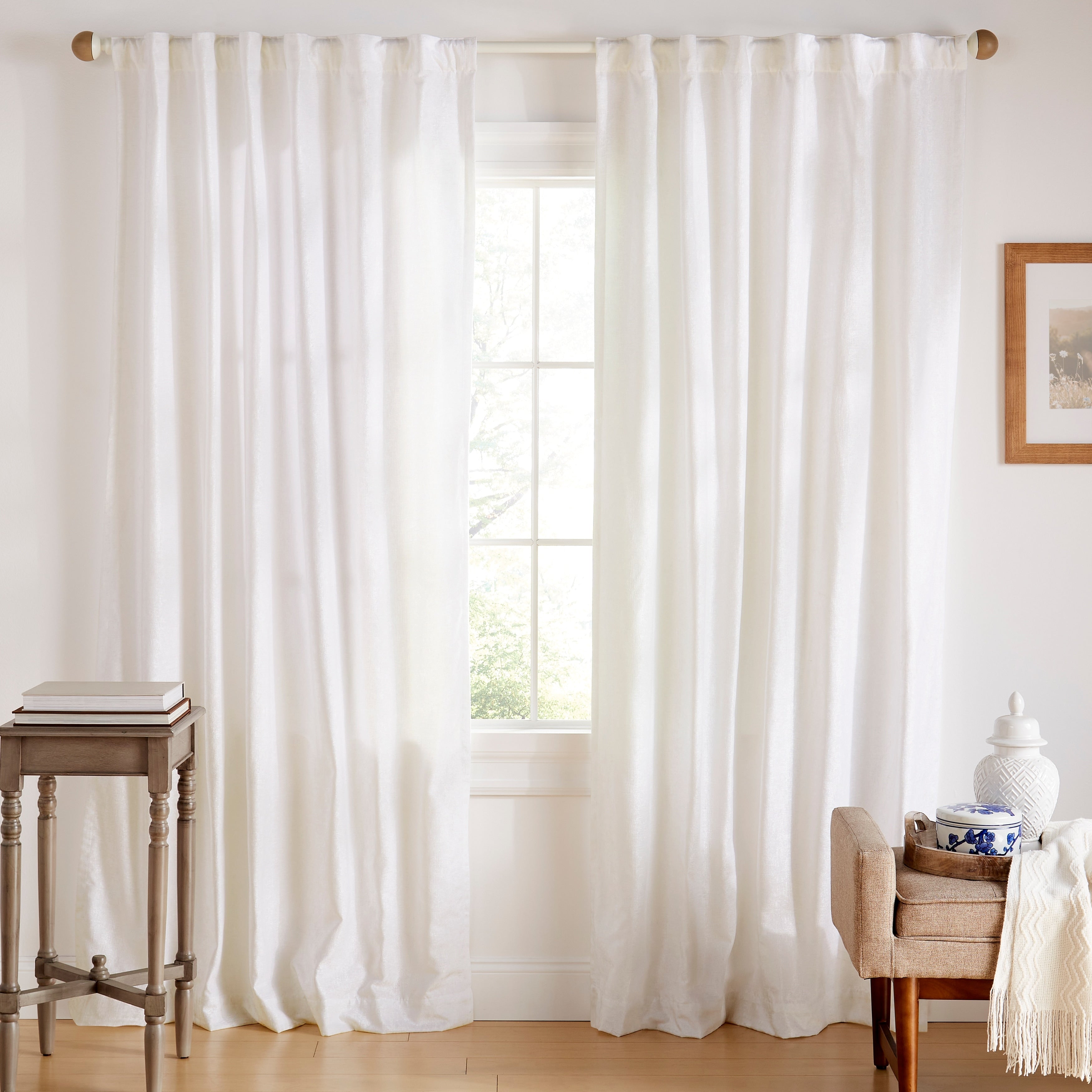 Lauren Ralph Lauren Jenkins Back Tab/Rod Pocket Light Filtering Curtain Panel
