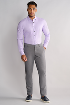 Leader Non-Iron Check // Lavender