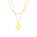 Arvo Layered Disc Necklace - Gold
