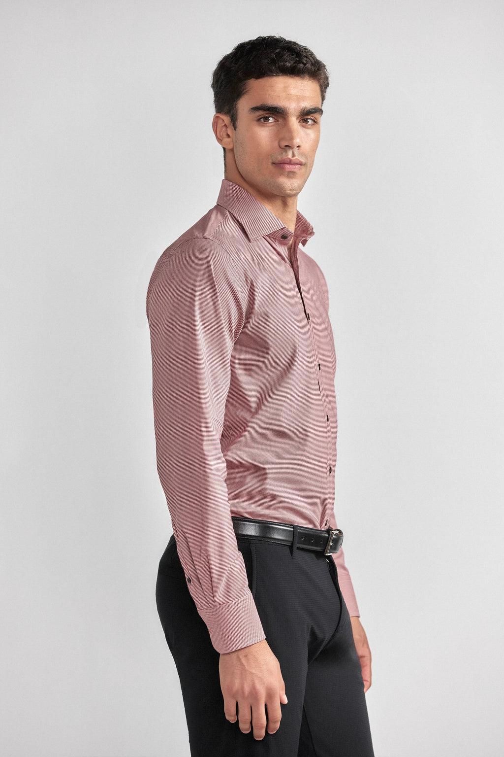 Leader Non-Iron Houndstooth | Brick