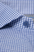 Leader Non-Iron Check // Micro Blue