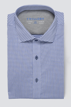 Leader Non-Iron Check // Micro Blue