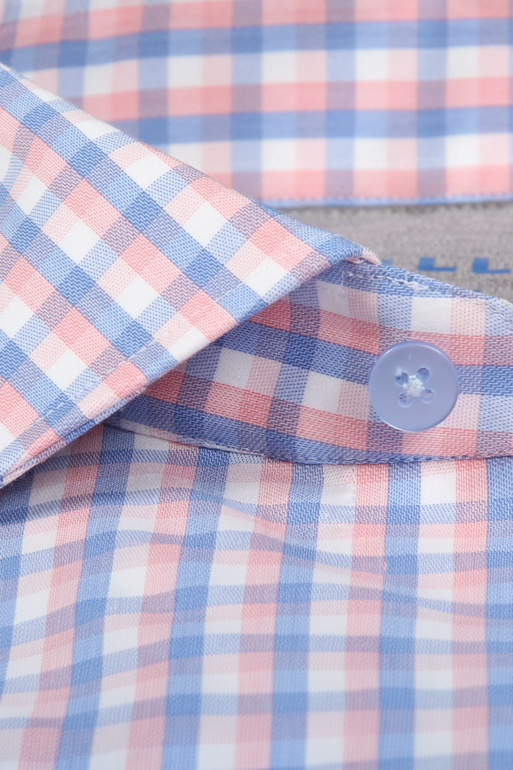 Leader Non-Iron Check // Orange Blue