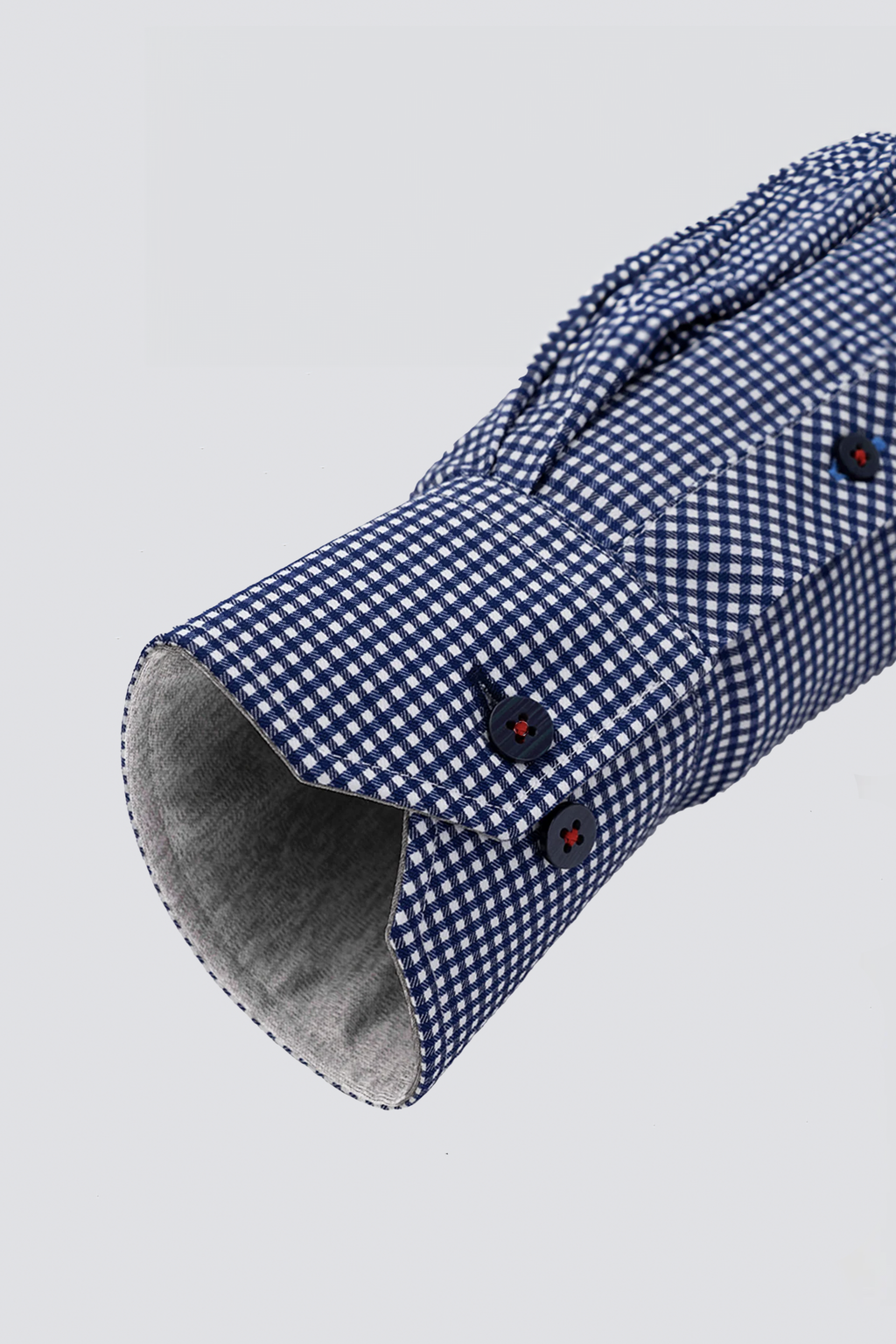 Leader Non-Iron Check // Blue