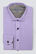 Leader Non-Iron Check // Lavender