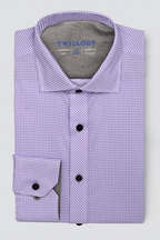 Leader Non-Iron Check // Lavender