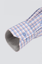 Leader Non-Iron Check // Orange Blue