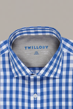 Leader Non-Iron Gingham // Blue White