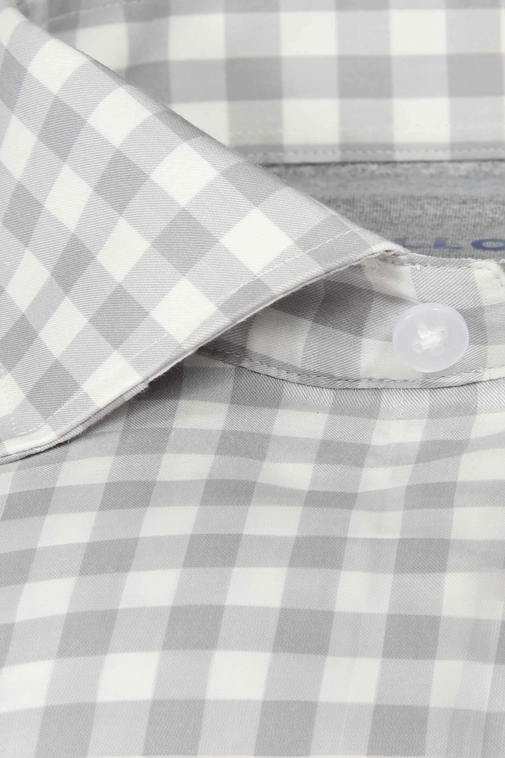 Leader Non-Iron Gingham // Grey White