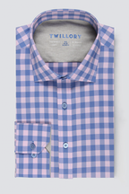 Leader Non-Iron Gingham // Pink Blue