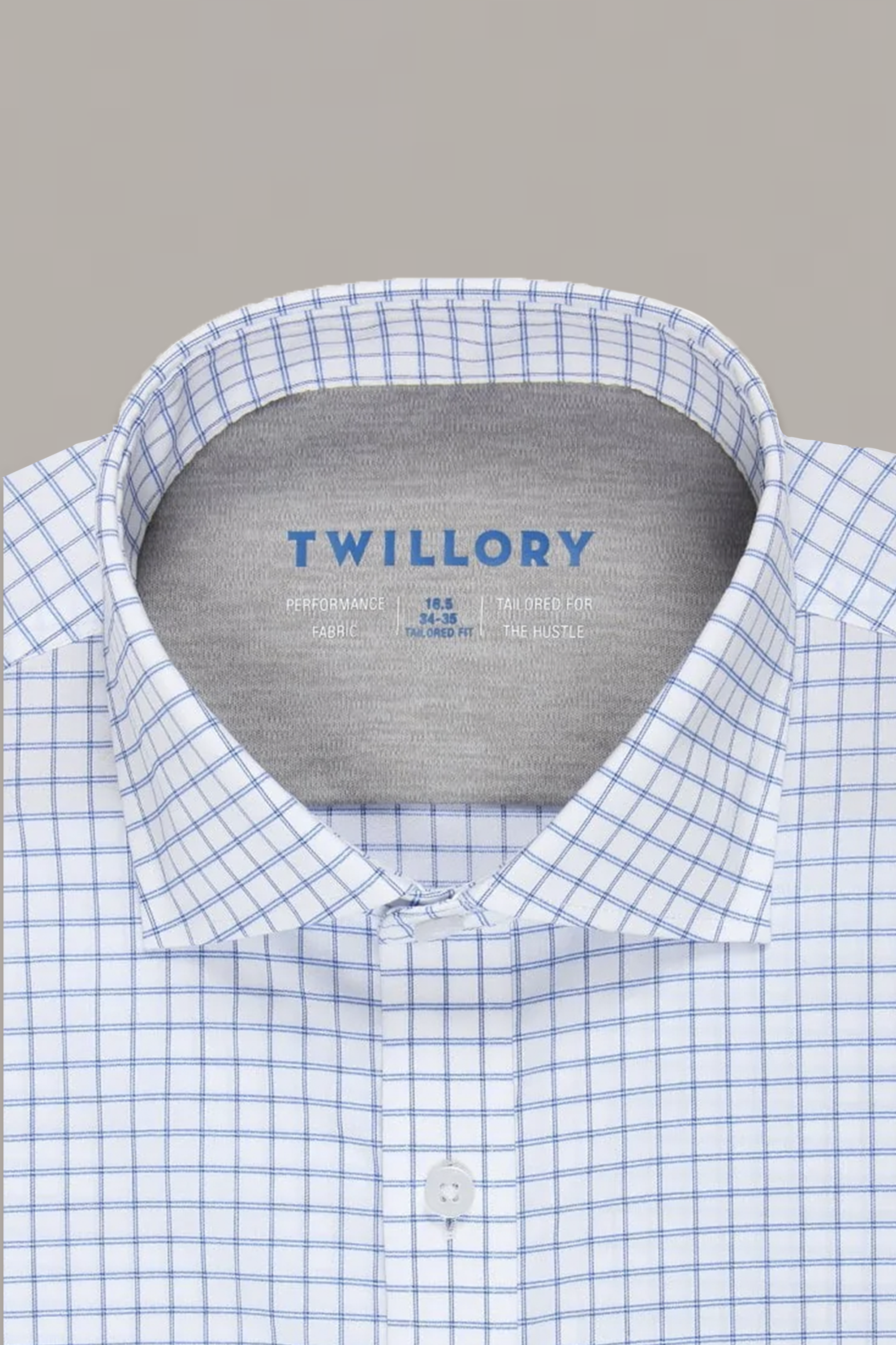 Leader Non-Iron Windowpane // Blue