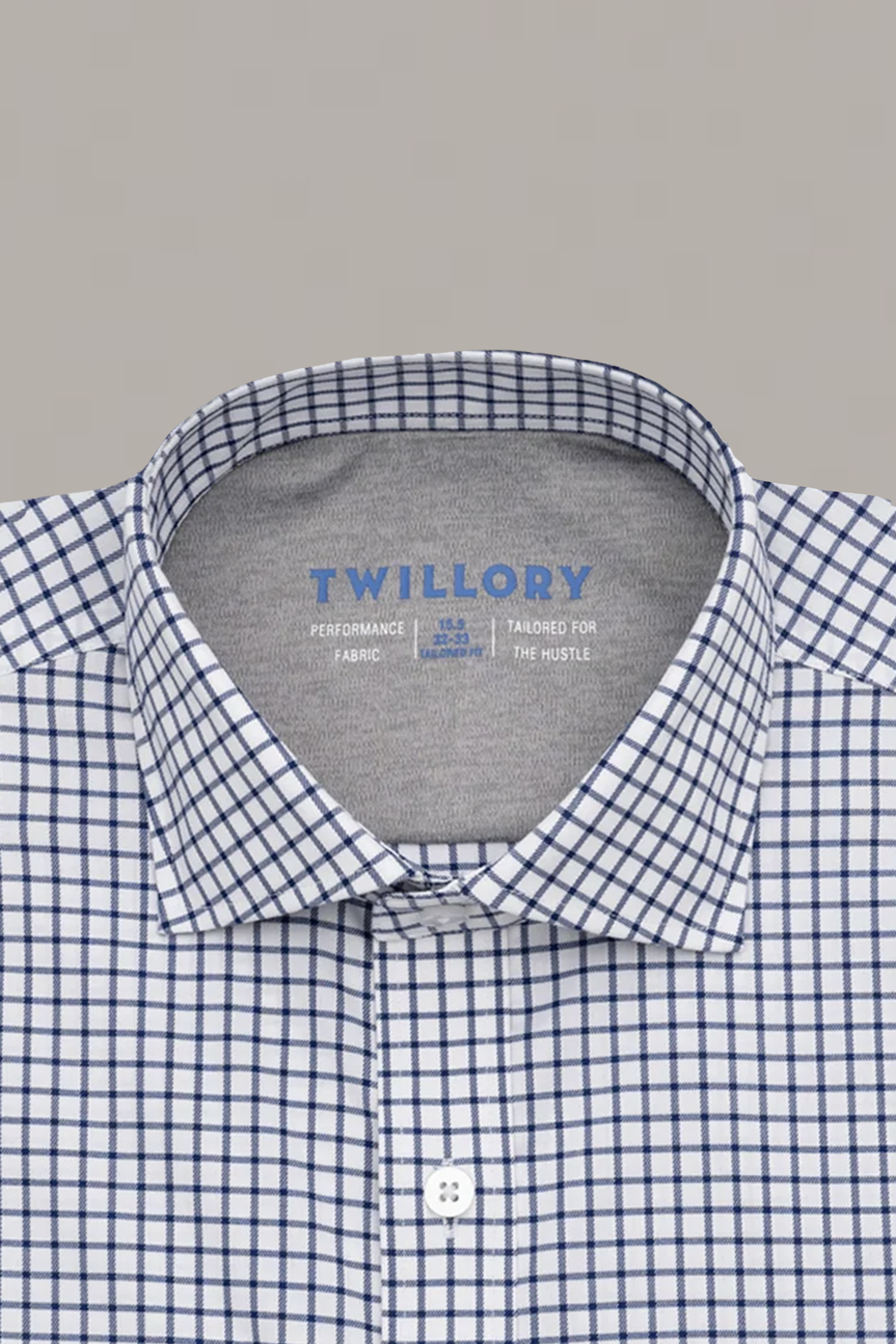 Leader Non-Iron Windowpane // Navy